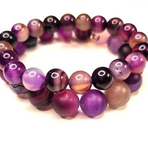 Harmony Agate Beaded Bracelet Set